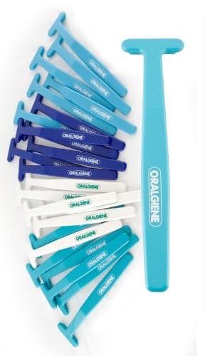 Oralgiene Tongue Scraper -Bulk 24 Per Pack (4 Colors)