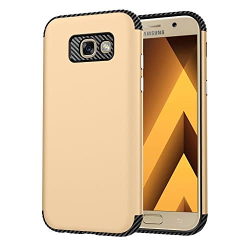 Galaxy A5 2017 Case, ARRYNN Slim Fit[Lightweight]Anti-Scratch Shockproof Dual layer Protective Bumper Case for Samsung Galaxy A5 2017(Gold)
