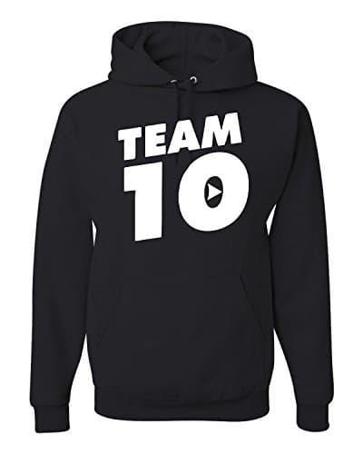 Diamond Star Custom Team 10 Hoodie Sweatshirt (Medium)