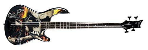 Dean Edge 10A PJ Electirc Bass Guitar with Active EQ - Skull Crusher