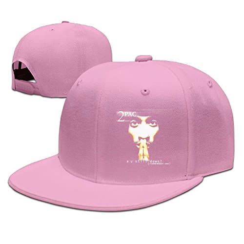 Tupac Shakur 2PAC Alumni Snapback Women's Adjustable Trucker Hats Visor Pink