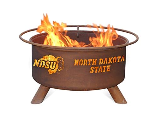 PatinaProducts F460 North Dakota State Fire Pit, Rust