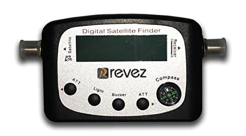 Revez SP31 Digital Satellite Finder / Meter with LCD Display and Compass FREE 1.5m Patch Cable