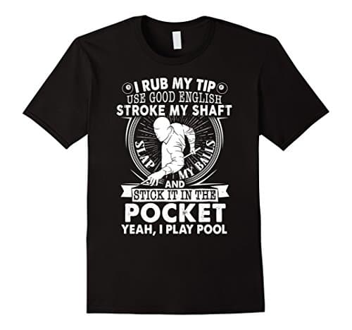 Men's i rub my tip Large Black