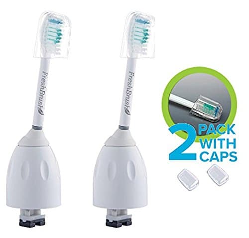 Premium Replacement Toothbrush Heads | Fits Philips Sonicare E-Series Handles Advance, Essence, Elite, CleanCare and Extreme | Soft Reminder Bristles | 2 Pack