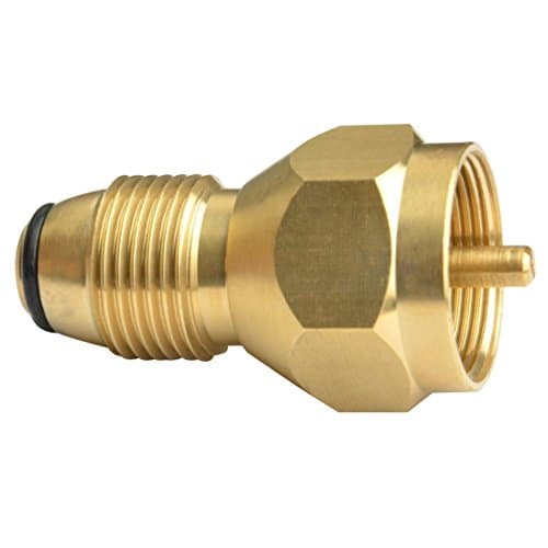 Watson Lee Universal Propane Tank Refill Adapter- 100% Solid Brass Regulator Valve Accessory for all 1 LB Tank Small Cylinders