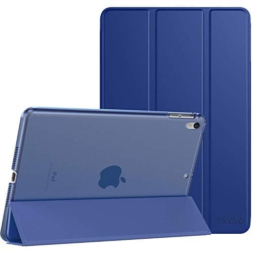 Cazcase iPad Air 3 2019 case,Slim Translucent Frosted Back Trifold Stand Smart Cover for iPad Air 3rd Generation 10.5" 2019(Blue)