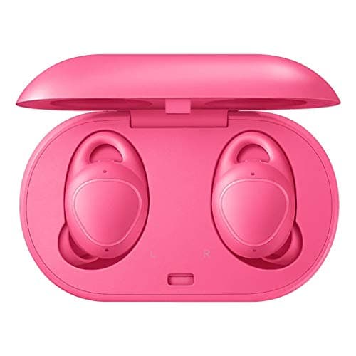 3Pack Storage Case for Samsung Gear IconX(2018 Edition) Blue Tooth Earbuds with Mountaineering Buckles Travel (Pink)
