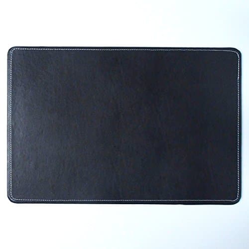 AHZOA Classical Artificial Leather Desk Pad, Plywood was Inserted (Medium)