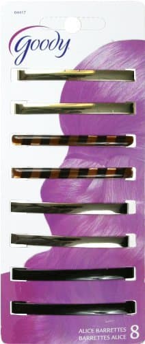 Goody Classics Hair Barrette Stay Tight, Patterned, 8 Count by Goody Classics