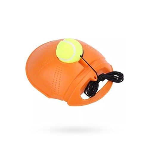 Tennis Training Kit Set, For Beginners Tennis Coach Self-study Rebound Ball Baseboard (Orange)