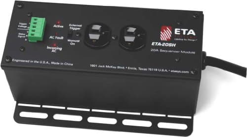 ETA-20SH 2 Outlet 20A Stand-Alone Power Distribution