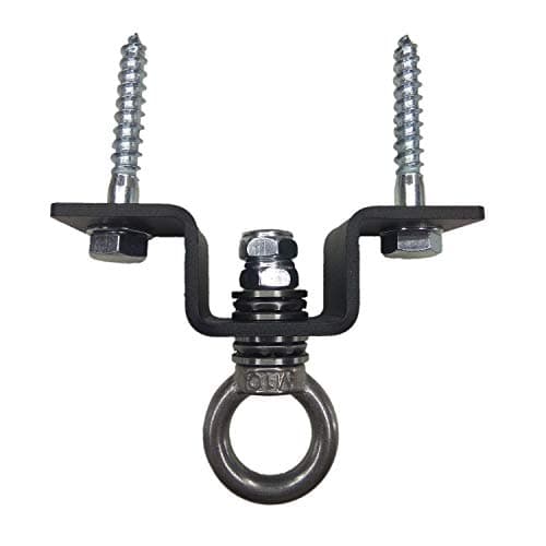 Qualward Heavy Bag Hanger, Punch Bag Wall Ceiling Mount Hook, Heavy Duty for Boxing & MMA Training, Black