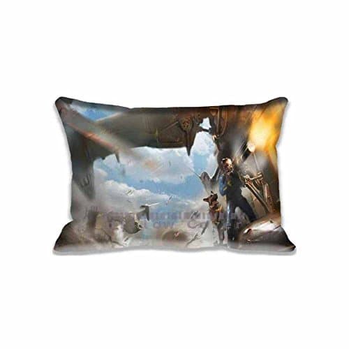 Fallout 4 Character Concept Art 2015 Pillow Covers Decor Games Pillows Bedroon Living Room Decoration Cases Cotton Zipperd , Personalized Fallout Chair Cushions Covers