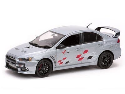 San Star Bitesu Bitesu 1/43 Mitsubishi Lancer Evolution Ⅹ Rally Art/Silver