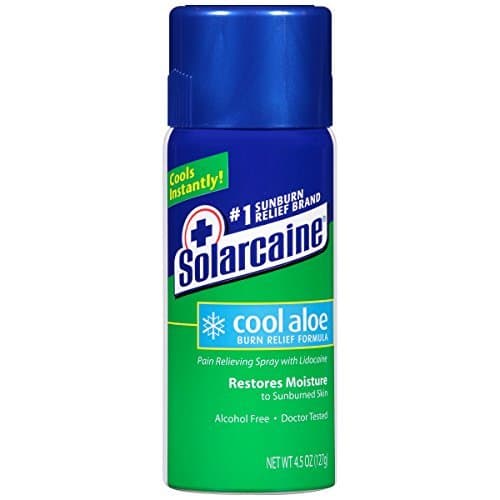 Solarcaine Cool Aloe Burn Relief Formula Spray 4.5 OZ - Buy Packs and SAVE (Pack of 5)