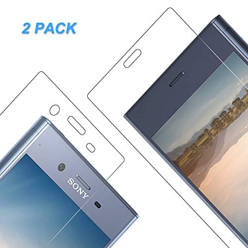 Vkaiy Screen Protector for Sony Xperia XZ1, [2 Pack] Ultra Clear Tempered Glass 9H Hardness 3D Touch Compatible Anti-scratch, Anti-oil, Anti-bubbles Film for Sony Xperia XZ1