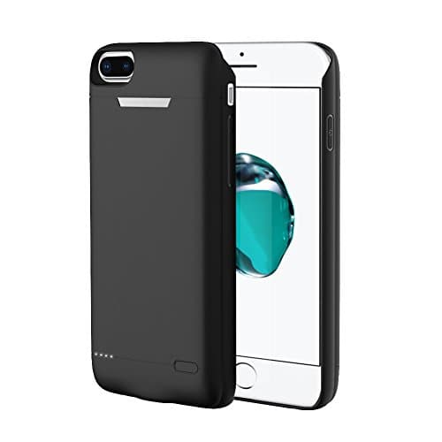 Marvotek Battery Case Compatible with Iphone7, 5500mAh Slim External Rechargeable Extended Protective Portable Charging Case & Charger Cover for iPhone6/6s/7/8- Black