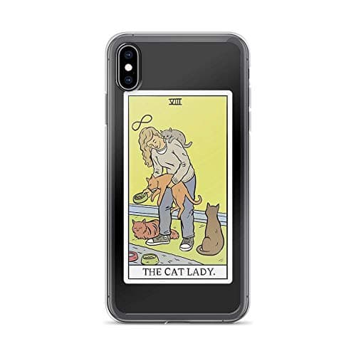 iPhone Xs Max Pure Clear Case Cases Cover Modern Tarot - The Cat Lady