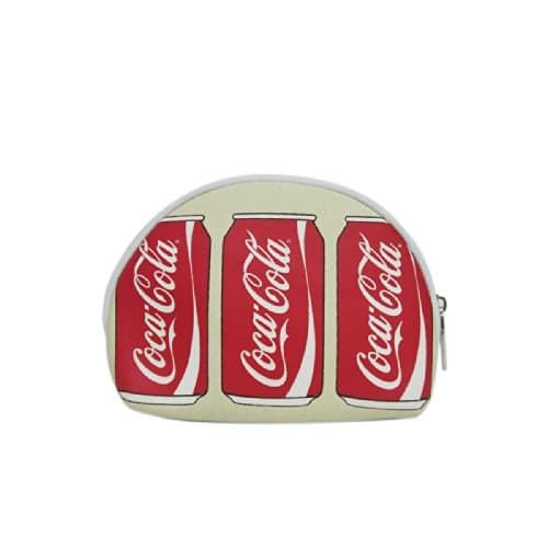 Coca-Cola Can Screen Printed Canvas Small Cosmetic Bag