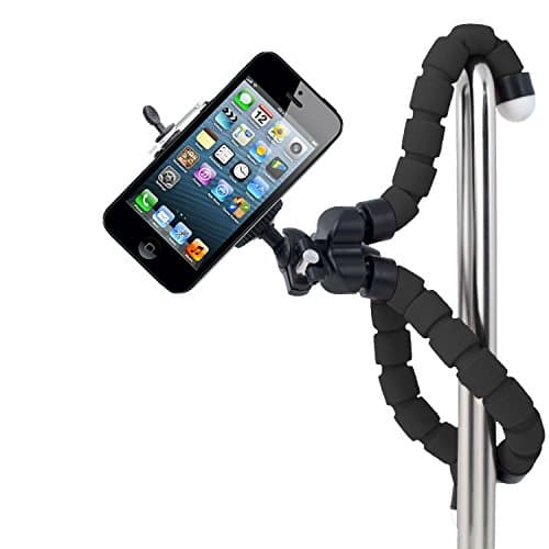 Flexible Tripod For Your Camera, Phone, Flashlight or GoPro, Lightweight and Compact Professional Stand (black)