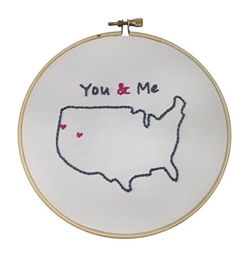 Queen Bee Stitching, Embroidery Kit for beginners, Gift Set, You & Me Design