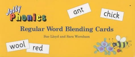 Jolly Phonics Regular Word Blending Cards (Blending Regular Words) Cards – January 1, 1991