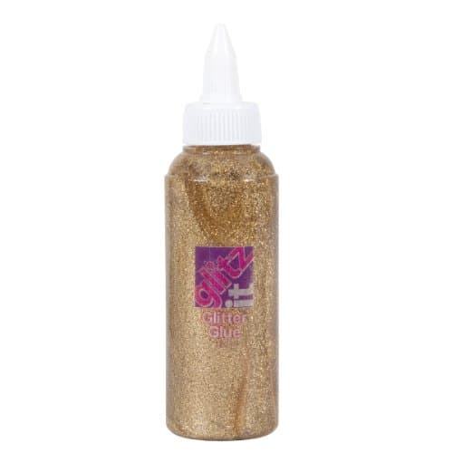 (gold) - Docrafts Glitz It Glitter Glue (120ml) - Gold