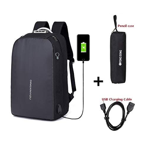 Backpack Teenagers Multifunctional Waterproof Computer Backbag USB Port Student School College for Women