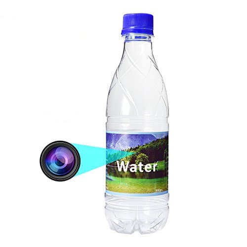 Spy Camera Water Bottle, Mofek 1080P HD Mini Hidden Camera, Support Motion Detection, Loop Recording For Home, Office Security