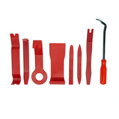 8 Pcs Auto Trim Door Panel Window Molding Upholstery Fastener Clip Removal Tool Kit Trim and Panel Removal Tool Set for Automotive, Marine, and Aircraft Use