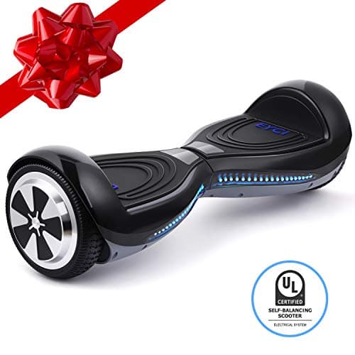 EYCI Hoverboard Electric Self Balancing Scooter UL 2272 Certified Two Smart 6.5" Wheel Scooter with 250W Dual-Motor Ideal Gift for Kids & Adults (Black)
