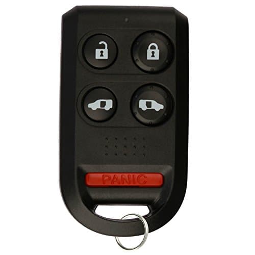 KeylessOption Key Fob Replacement for 2005 2006 2007 2008 2009 2010 Honda Odyssey Remote, 5-Button OUCG8D-399H-A, Programming Guide Included
