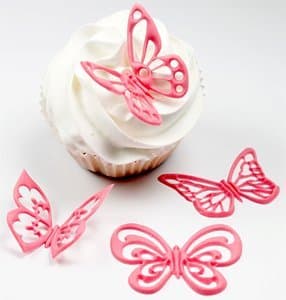 JEM Cutters Cupcake Top Cutter Set - Butterflies