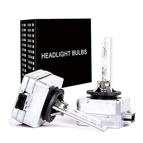 D3S HID Xenon Headlight Replacement Bulbs 35W 6000K High And Low Beam SHFY Head Lights (Pack of two bulbs) Headlights Bulb (D3S, 6000K)