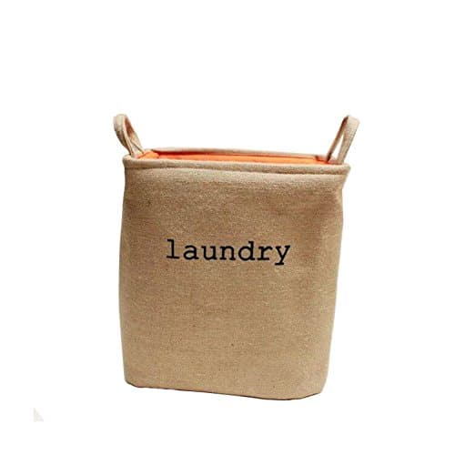 Dailydollor Home Rectangular Toys Clothing Storage Laundry Baskets (Yellow)