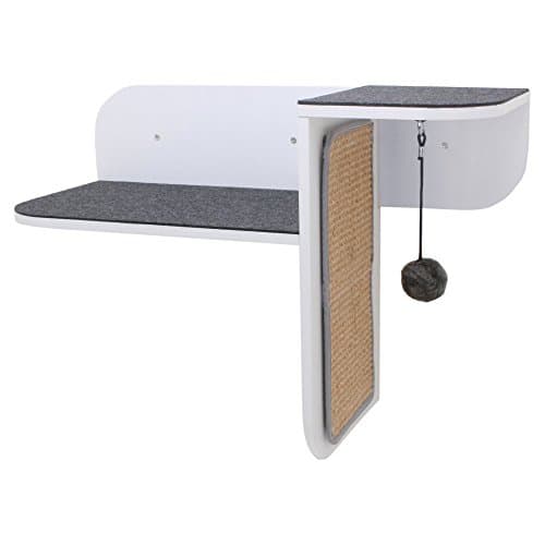 Hauspanther Collection by Primetime Petz Step Perch Wall-Mounted Cat Perch and Scratcher