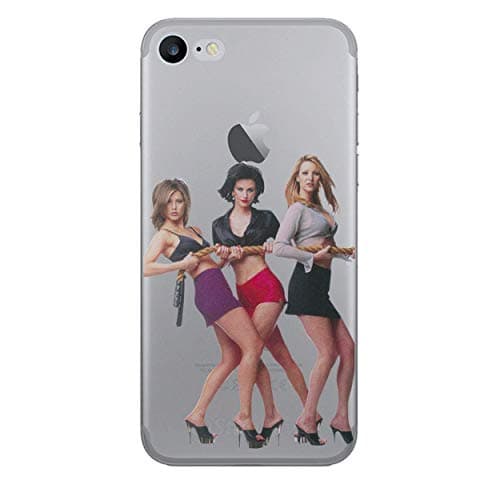 EJC Avenue iPhone 7 Plus Friends Silicone Case/Cover for Apple iPhone 7 Plus (5.5") Gel TPU Cover/Protective + Screen Protector Girls