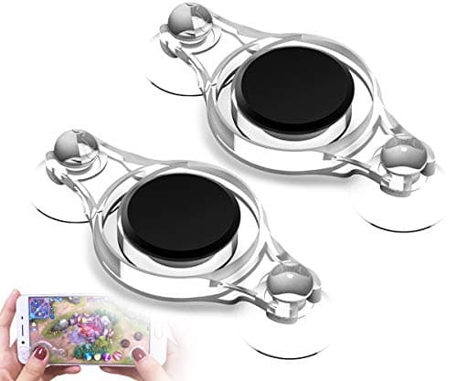 Touchscreen Game Joystick Game Rocker Gamepad Mini Controller Joypad for Smart Mobile Phone and Pad Tablet (2 pack)