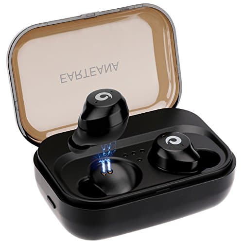 Wireless Earbuds,Touch Control Dual Wireless Earbuds &amp; IPX7 Waterproof with Charging Box Sweatproof Bluetooth Earphones for iPhone iPad, Smartphones,Laptop,3 Hours Working Time(black)