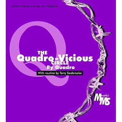 Quadro Vicious Circle Linking Rings by Murphys Magic Supplies - Trick