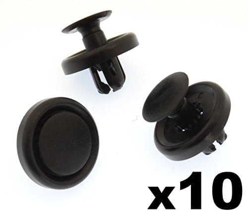 10x Push Fit Plastic Rivet Trim Clip- Wheel Arch Lining Splashguard Undertrays Fits a 7mm Hole - 90467-10183/9046710183