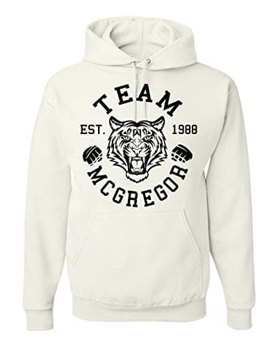 Team McGregor Tiger Hooded Sweatshirt 2XL White