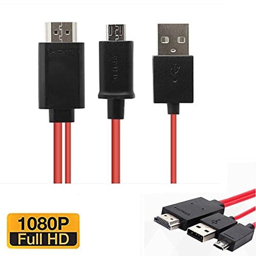 NAMEO 11 Pin Micro USB MHL to HDMI Adapter Cable 1080P HDTV for Samsung Galaxy Galaxy S5/S4/S3/Note 2/3/4 Galaxy Tab 3 (8.0, 10.1), Tab S, Tab Pro etc