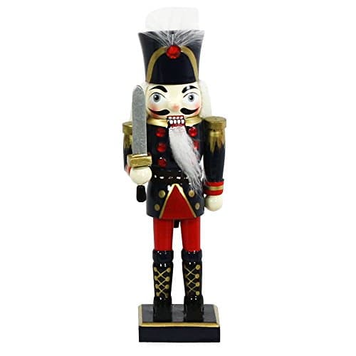 Dekohelden24 Beautiful Nutcracker Soldier, colour blue, size approx. 14 cm