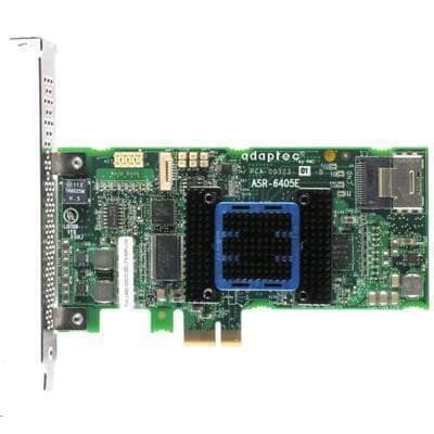 ADAPTEC 2270800-R - Adaptec RAID 6405E Single - 6Gb/s SAS - PCI Express 2.0 x1 - Plu