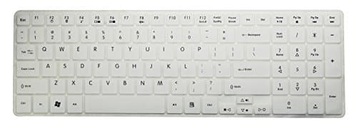 Avigator Translucent White Ultra Thin Silicone Keyboard Protector Skin Cover for Silicone Keyboard Protector Skin Cover for Acer Aspire 5251, 5253, 5250, 5336, 5349, 5560, 5560G, 5552, 5552G, 5741, 5742, 5742Z, 5745, 5745G, 5740, 5750, 5750G, 5750Z, 5733, 5733Z, 5736Z, 5749, 5749Z, 5738DG, 5738PG, 5810, 5810T, 5820, 5820TG, 7739, 7739Z, 7551, 7551G, 7741, 7741Z, 7741ZG, 7741G, 7735Z, 7250, 7750G, 7750Z, 7560, 7560G, 7535, 7535G, 7540, 7540G, 7736G, 7551, 7552G, 8942, 8942G (if your "enter" key is like a "7", our skin can't fit)