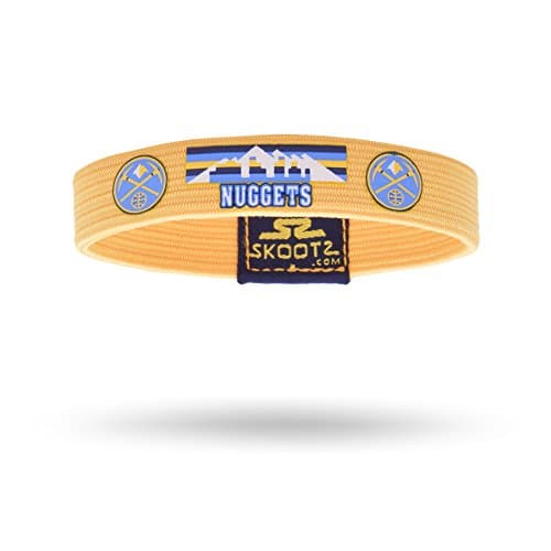 Officially Licensed NBA Wristbands (Small, Denver Nuggets)