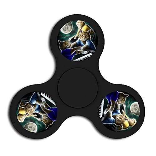 Triangle Keyboard Cat High-speed Finger Fidget Spinners Toy for ADD, ADHD, Anxiety, Adult &amp; Children