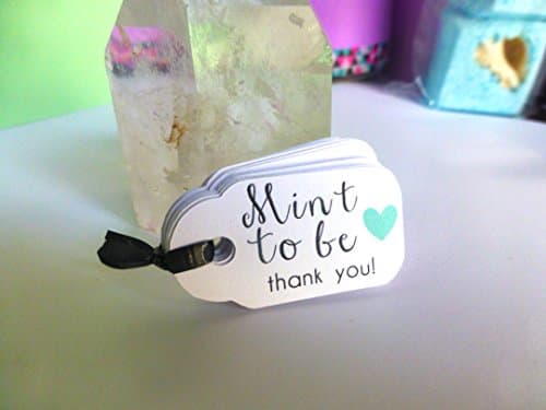 Set of 50 "mint to be" tags